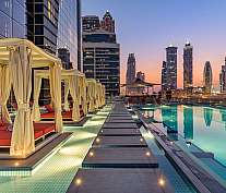 Poolbereich TOP Canal Central Hotel Business Bay Dubai 2